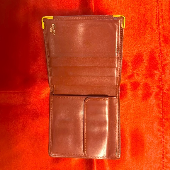 Cartier Wallet Bordeaux Leather - Picture 2 of 9
